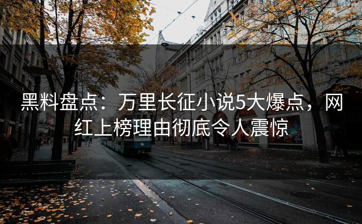 黑料盘点：万里长征小说5大爆点，网红上榜理由彻底令人震惊