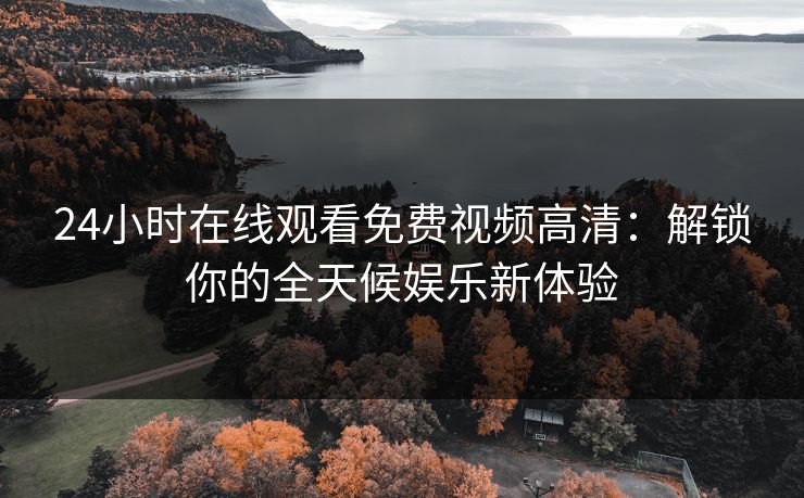 24小时在线观看免费视频高清：解锁你的全天候娱乐新体验
