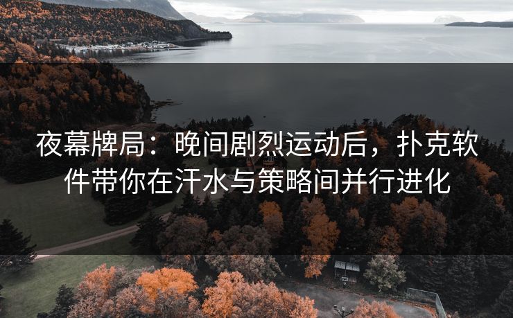 夜幕牌局：晚间剧烈运动后，扑克软件带你在汗水与策略间并行进化